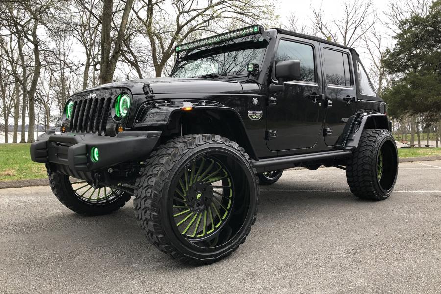 Jeep Wrangler Call of Duty MW3 Special Edition on Forgiato Wheels (Ventoso-T) '2018